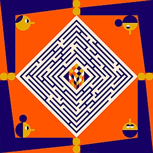 Greg Mably - Collaboration, Connection, Connectivity, Cube, Diagram, Employee, Labyrinth, Layout, Leadership, Maze, People, Plan, Problem, Team, Teamwork