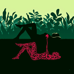 Joey Guidone - Agriculture, Earth, Environmental, Garden, Graphic, Horticulture, Lifestyle, Mother Earth, Natural, Nature, Nude, Poster, Roots, Sleep, Spiritual, Underground, Vector Art, Vegetarianism, Wildlife, Woman