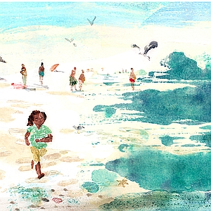 Maria Carluccio - Children, Children's Book, Digital, Environmental, Landscape, Recreation, Textured, Travel, Vacation, Whimsical