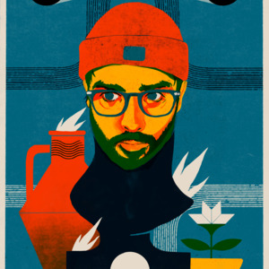 Jordi Ros - Anime, Conceptual, Digital, Graphic, People, Pop Culture, Portrait, Portraiture, Poster, Stylized, Vector Art