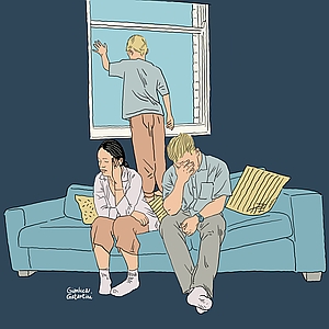 Gianluca Costantini - Children, Digital, Editorial, Emotions, Family, Line with Color, Psychology, Young Adult