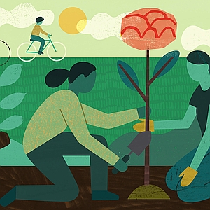 Dante Terzigni - Community, Garden, Gardening, Growth, Nature, Outdoors, Plant, Renewable Resources, Student, Teacher, Teamwork