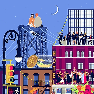 Alice Mollon - Celebration, Cityscape, Conceptual, Digital, Family, Figurative, Lifestyle, People, Poster, Relationships, Wedding