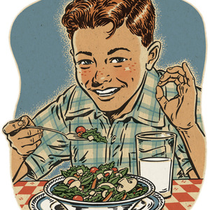 John Kachik - Boy, Child, Dining, Eat, Eating, Health, Kids, Meal, Nutrition, Salad