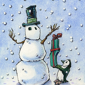 Richard Ewing - Acrylic, Animals, Children's Book, Christmas, Holiday, Humor, Narrative, Nature, Whimsical, Wildlife